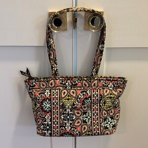 Vera Bradley Black and Multicolor Tote